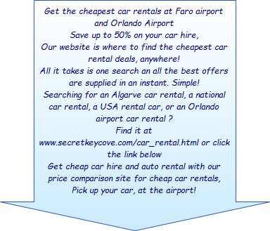 The Cheapest Car hire in the Algarve and In Orlando
